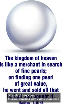 Year A After Pentecost Proper 12 — Matthew 13:45, 46