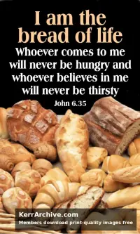 Year B After Pentecost Proper 13 — John 6:35