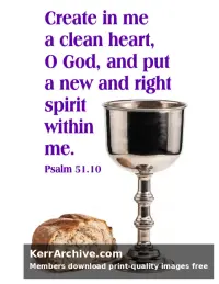 Year B After Pentecost Proper 13 — Psalms 51:10