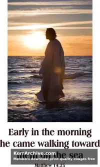 Year A After Pentecost Proper 14 — Matthew 14:25