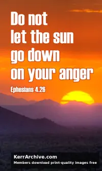 Year B After Pentecost Proper 14 — Ephesians 4:26