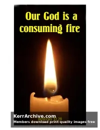 Year C After Pentecost Proper 16 — Hebrews 12:29