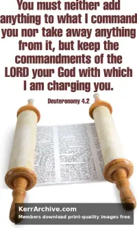 Year B After Pentecost Proper 17 — Deuteronomy 4:2