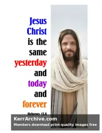 Year C After Pentecost Proper 17 — Hebrews 13:8