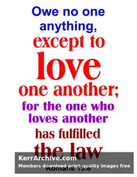 Year A After Pentecost Proper 18 — Romans 13:8