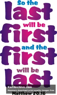 Year A After Pentecost Proper 20