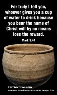 Year B After Pentecost Proper 21 — Mark 9:41