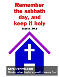 Year A After Pentecost Proper 22 — Exodus 20:8