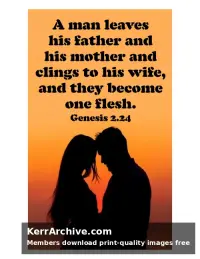 Year B After Pentecost Proper 22 — Genesis 2:24