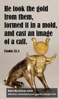 Year A After Pentecost Proper 23 — Exodus 32:4