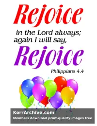 Year A After Pentecost Proper 23 — Philippians 4:4