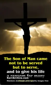 Year B After Pentecost Proper 24 — Mark 10:45
