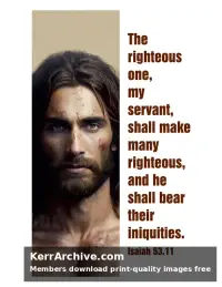 Year B After Pentecost Proper 24 — Isaiah 53:11
