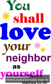 Year A After Pentecost Proper 25 — Matthew 22:39