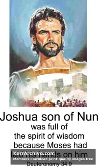 Year A After Pentecost Proper 25 — Deuteronomy 34:9