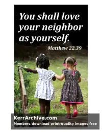 Year A After Pentecost Proper 25 — Matthew 22:39