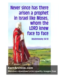 Year A After Pentecost Proper 25 — Deuteronomy 34:10