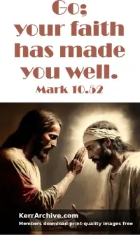 Year B After Pentecost Proper 25 — Mark 10:52