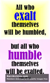 Year C After Pentecost Proper 25 — Luke 18:14