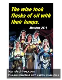 Year A After Pentecost Proper 27 — Matthew 25:4