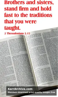 Year C After Pentecost Proper 27 — 2 Thessalonians 2:15