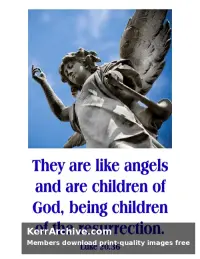 Year C After Pentecost Proper 27 — Luke 20:36