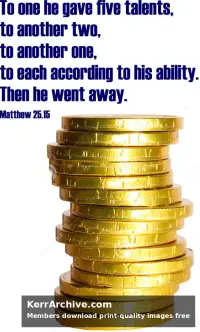 Year A After Pentecost Proper 28 — Matthew 25:15