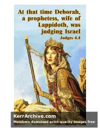 Year A After Pentecost Proper 28 — Judges 4:4