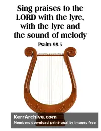Year C After Pentecost Proper 28 — Psalms 98:5