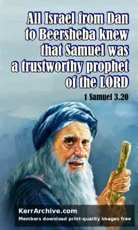 Year B After Pentecost Proper 4 — 1 Samuel 3:20