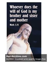 Year B After Pentecost Proper 5 — Mark 3:35
