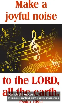 Year A After Pentecost Proper 6 — Psalms 100:1