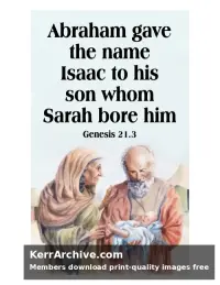Year A After Pentecost Proper 6 — Genesis 21:3