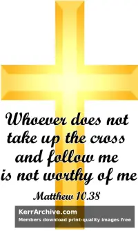 Year A After Pentecost Proper 7 — Matthew 10:38