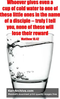 Year A After Pentecost Proper 8 — Matthew 10:42