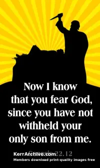 Year A After Pentecost Proper 8 — Genesis 22:12