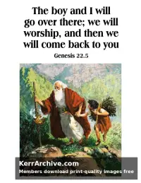 Year A After Pentecost Proper 8 — Genesis 22:5