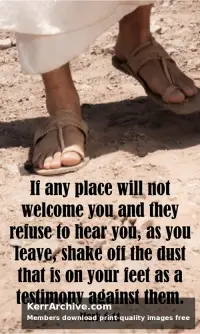 Year B After Pentecost Proper 9 — Mark 6:11