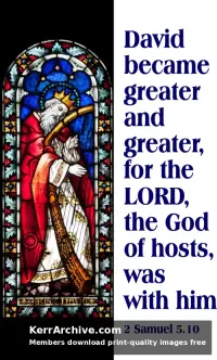 Year B After Pentecost Proper 9 — 2 Samuel 5:10