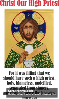 Byzantine icon of Jesus Christ with a cruciform halo, holding a golden chalice and host against a gold background.