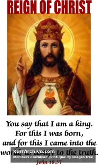 Christ the King — John 18:37