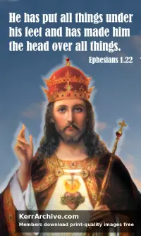 Christ the King — Ephesians 1:22