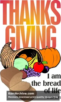 Year C After Pentecost Thanksgiving Day (USA)
