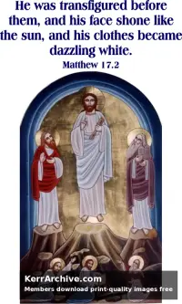 Transfiguration Sunday — Matthew 17:2