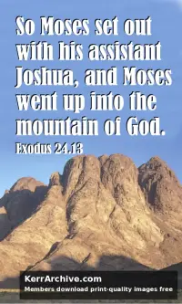 Transfiguration Sunday — Exodus 24:13