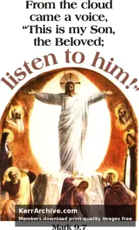 Year B Epiphany Transfiguration Sunday