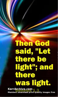 Trinity Sunday — Genesis 1:3