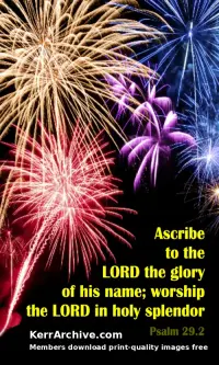 Trinity Sunday — Psalms 29:2